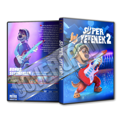 Süper Yetenek 2 - Rock Dog 2 - 2021 Türkçe Dvd Cover Tasarımı